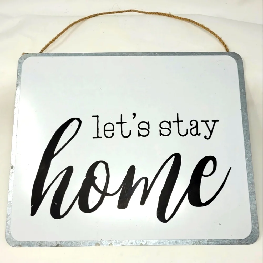 DECORATIVE METAL SIGN 